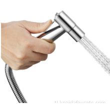 Ergonomic handheld bidet para sa sprayer ng tubig sa banyo